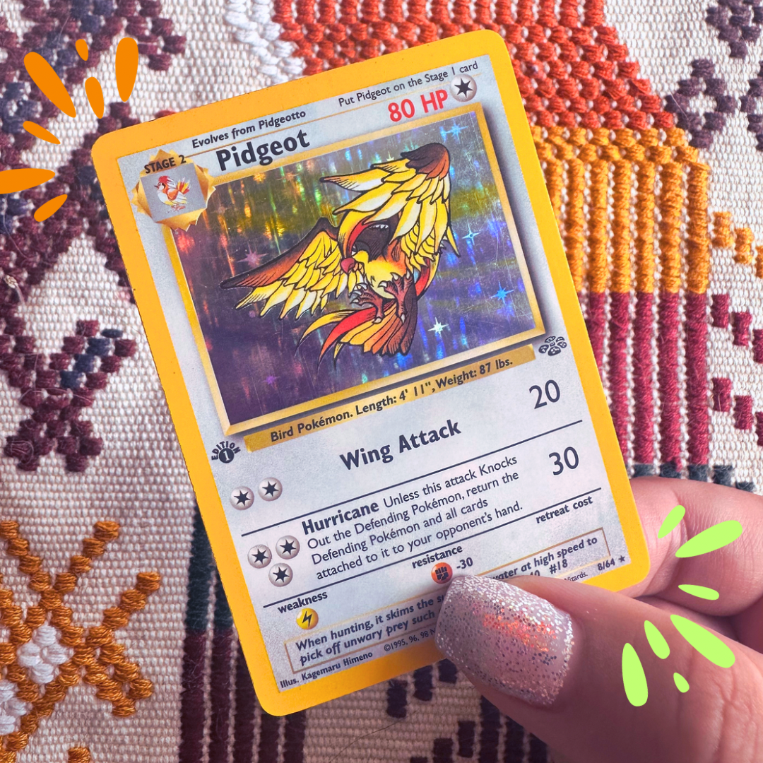 Pixel & Panic's Card of the Month: Pidgeot (Jungle 1st Edition)