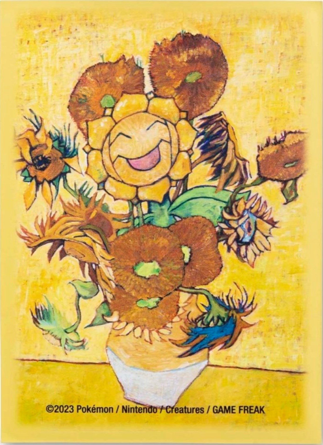 Card Sleeves - Sunflora Inspired by Sunflowers (Pokemon Center × Van Gogh Museum)