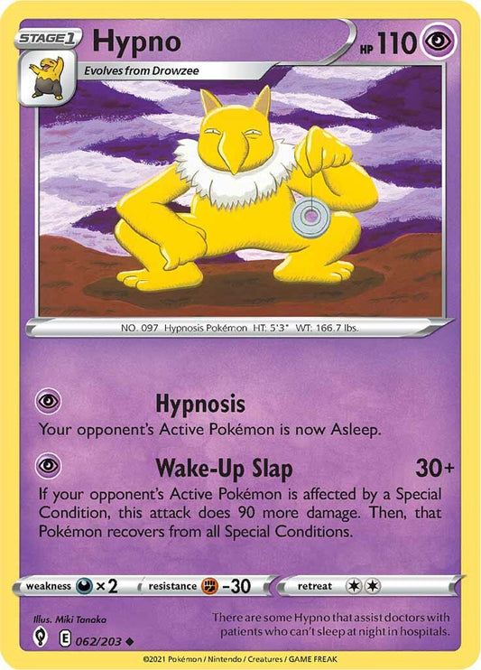 Hypno (062/203) [Sword & Shield: Evolving Skies]