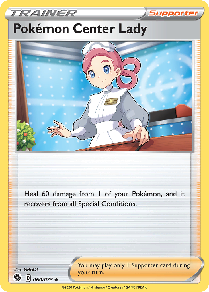 Pokemon Center Lady (060/073) [Sword & Shield: Champion's Path]