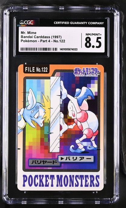 Mr. Mime Bandai Carddass (1997) Pokémon - Part 4 - No. 122 - CGC 8.5