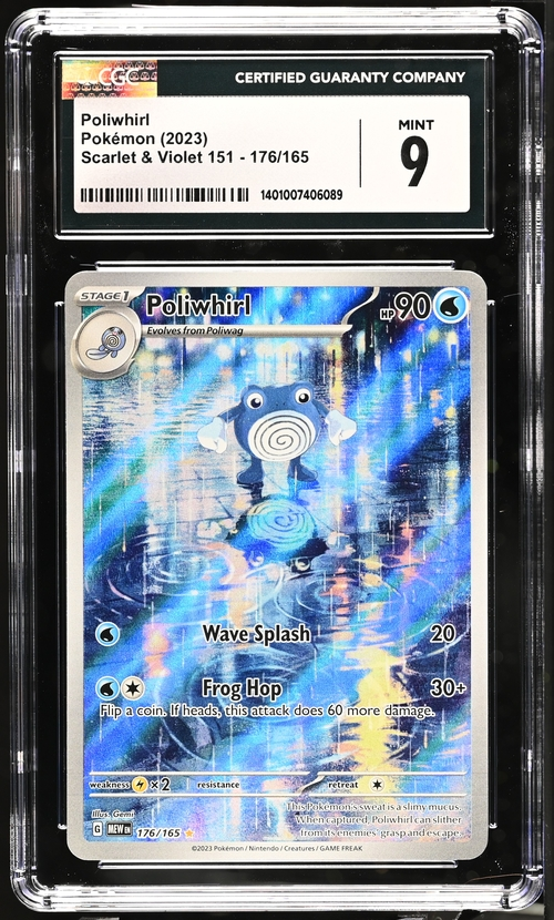 Pollwhirl Pokémon (2023) Scarlet & Violet 151 - 176/165 - CGC 9