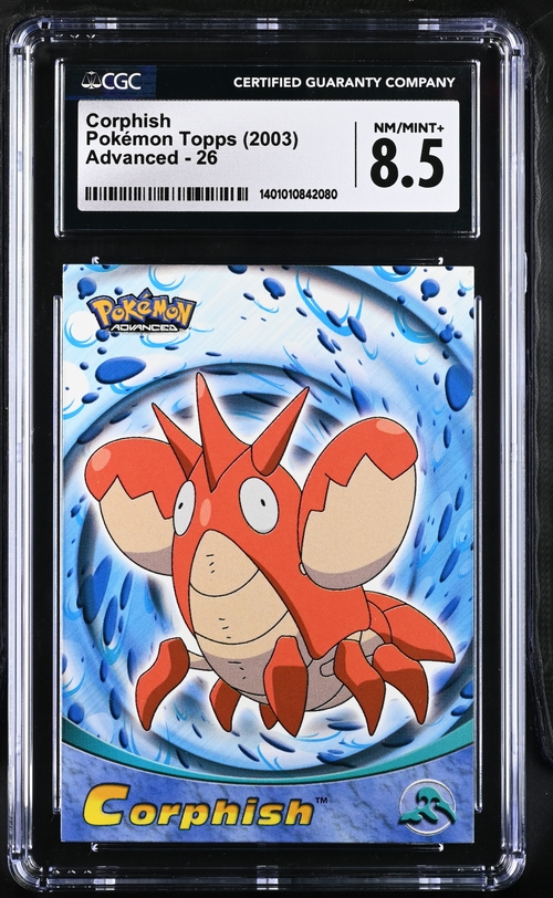 Corphish Pokémon Topps (2003) Advanced - 26 - CGC 8.5