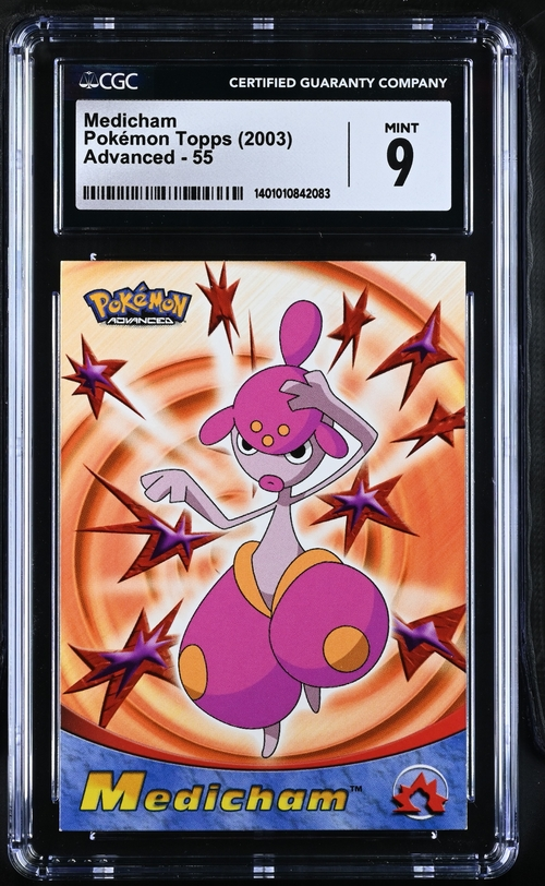 Medicham Pokémon Topps (2003) Advanced - 55 - CGC 9