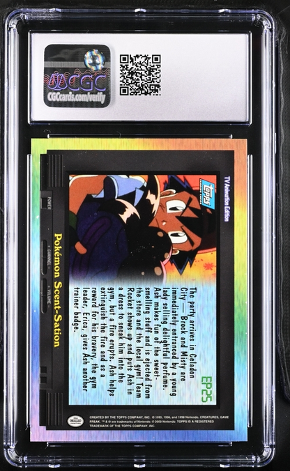 Pokémon Scent-Sation Pokémon Topps (2000) Series 2 - EP25 - CGC 9