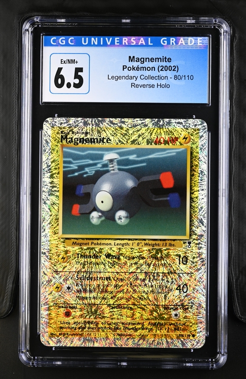 Magnemite Legendary Collection (2002) - Reverse Holo - CGC 6.5