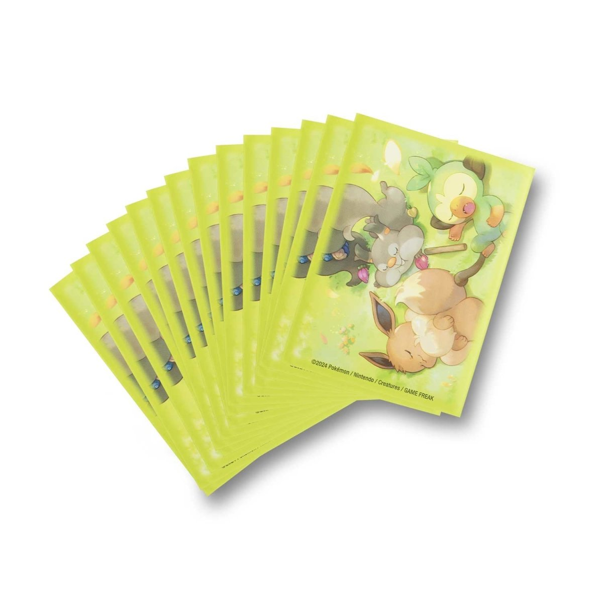 Berry Sleepy Eevee, Grookey, Skwovet/Berry Sleepy Card Sleeves (65 Sleeves)