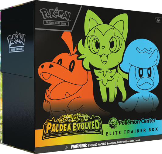 Scarlet & Violet: Paldea Evolved - Elite Trainer Box (Pokemon Center Exclusive)