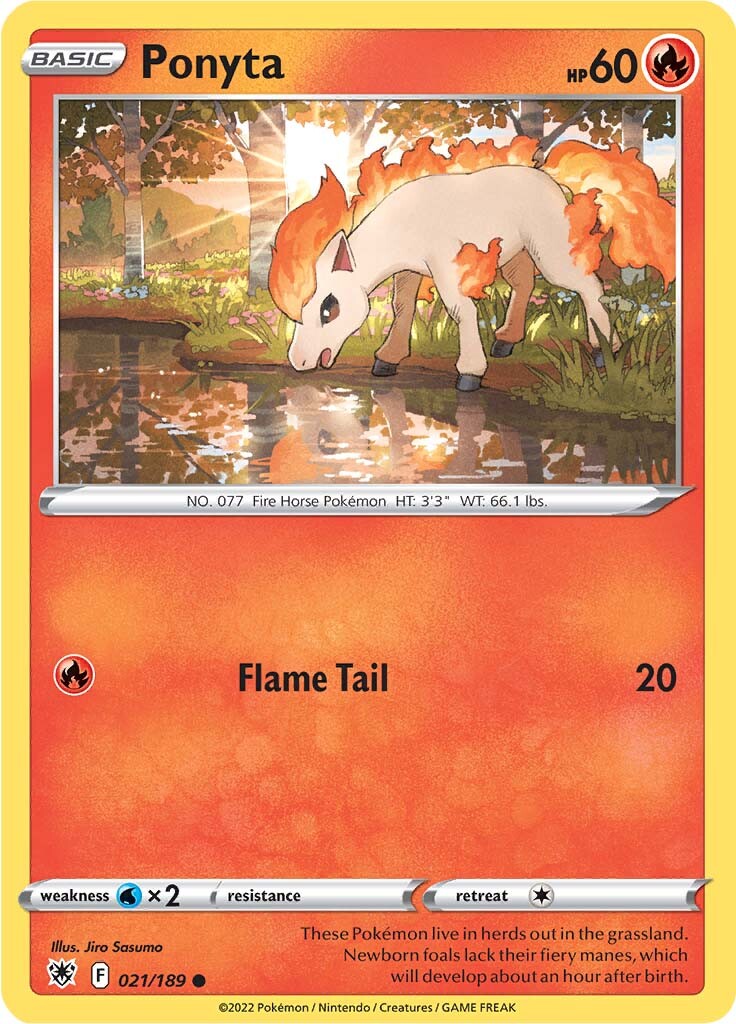 Ponyta (021/189) [Sword & Shield: Astral Radiance]